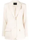 Joseph Jackie Regular-fit Linen-blend Blazer In Neutrals