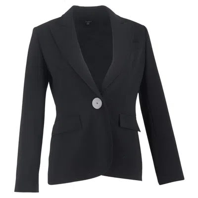 Joseph Single Button Blazer In Black Polyester