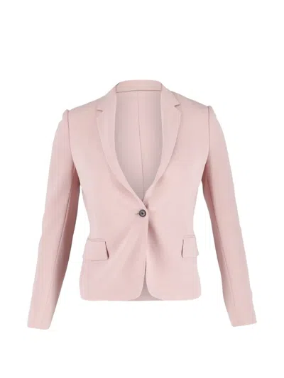 Pre-owned Joseph Single-button Blazer In Pink