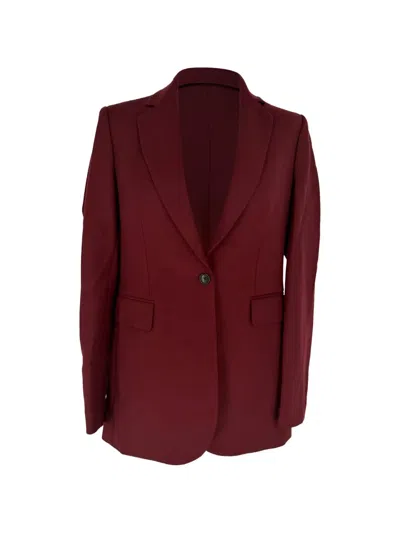Pre-owned Joseph Single-breasted Blazer In Red
