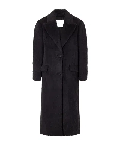 Joseph Laia Alpaca And Wool-blend Coat In Blue