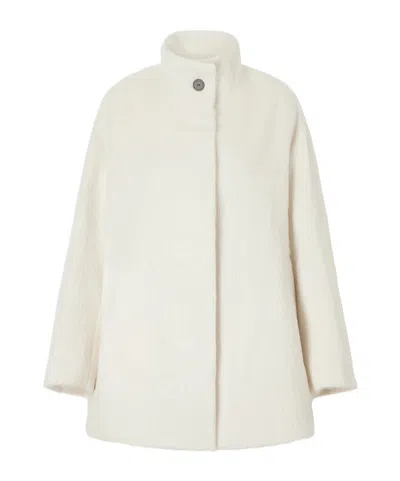 Joseph Melda Alpaca And Wool-blend Coat In White