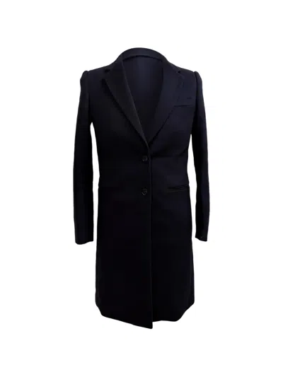 Pre-owned Joseph Single-breasted Tailored Coat In Blue