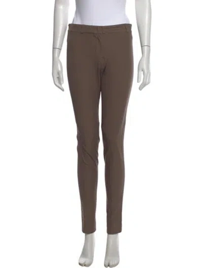 Pre-owned Joseph Skinny Leg Pants In Brown