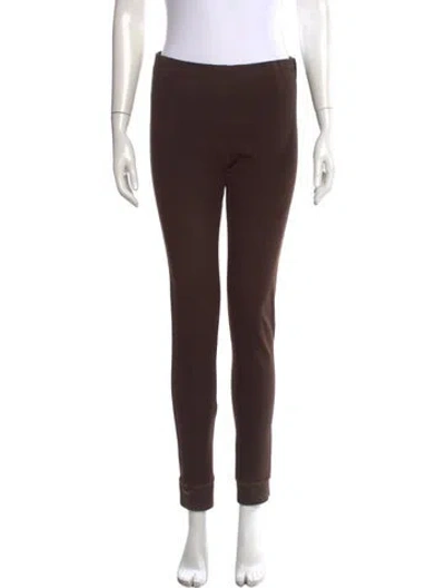 Pre-owned Joseph Skinny Leg Pants In Brown