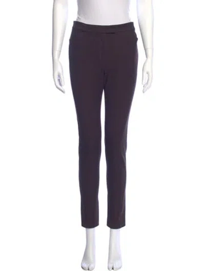 Pre-owned Joseph Skinny Leg Pants In Purple