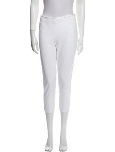 Pre-owned Joseph Skinny Leg Pants In White