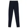 Joseph Skinny Trouser Pants In Blue Cotton In Blue