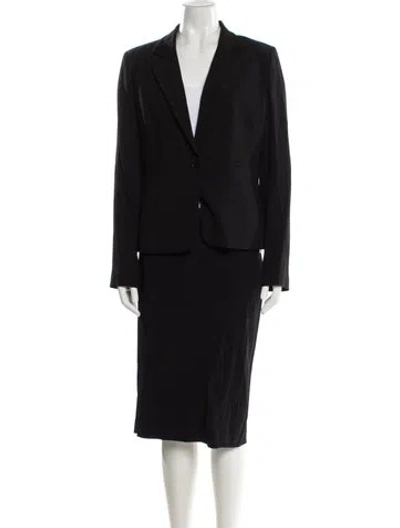 Pre-owned Joseph Skirt Suit In Black