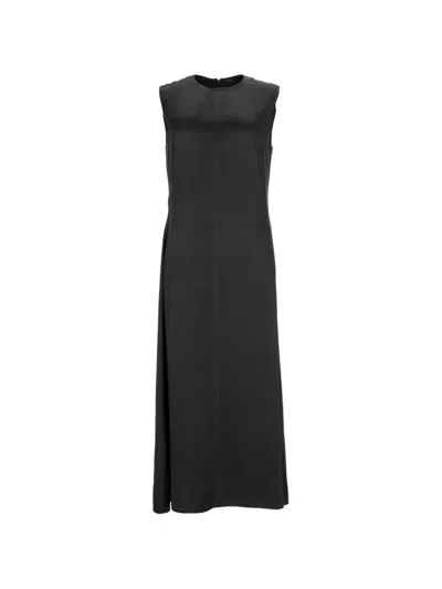 Pre-owned Joseph Sleeveless Maxi Dress In Black