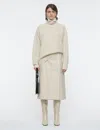 Joseph Soft Merino Wool Jumper In Neutral