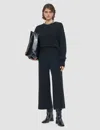 Joseph Soft Wool Culottes In Black