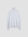 Joseph Soft Wool High Neck Jumper In Frost