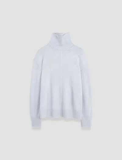 Joseph Soft Wool High Neck Jumper In Frost