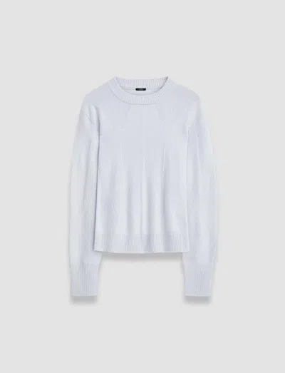 Joseph Soft Wool Round Neck Jumper In Frost