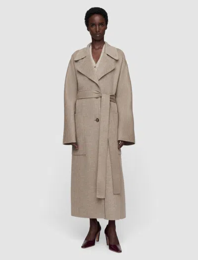 Joseph Spencer Double Face Cashmere Coat In Neutral