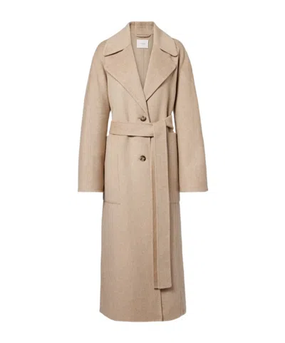 Joseph Spencer Wool And Cashmere Coat In Brown