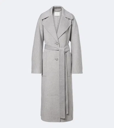 Joseph Spencer Wool And Cashmere Coat In Gray