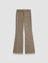 Joseph Stevens Wool Bamboo Trousers In Escargot Melange