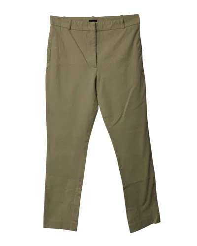 Joseph Straight-cut Trousers In Cream Viscose In White