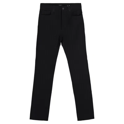 Joseph Straight Jeans In Black Cotton