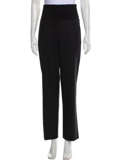 Pre-owned Joseph Straight Leg Pants In Black