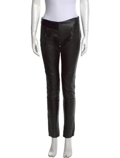 Pre-owned Joseph Straight Leg Pants In Black