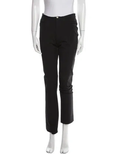 Pre-owned Joseph Straight Leg Pants In Black