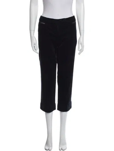 Pre-owned Joseph Straight Leg Pants In Black