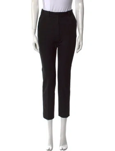 Pre-owned Joseph Straight Leg Pants In Black
