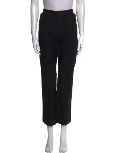 Pre-owned Joseph Straight Leg Pants In Black