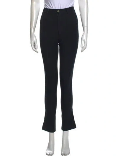 Pre-owned Joseph Straight Leg Pants In Black