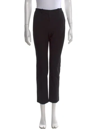Pre-owned Joseph Straight Leg Pants In Black
