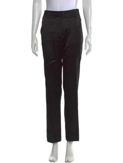Pre-owned Joseph Straight Leg Pants In Black