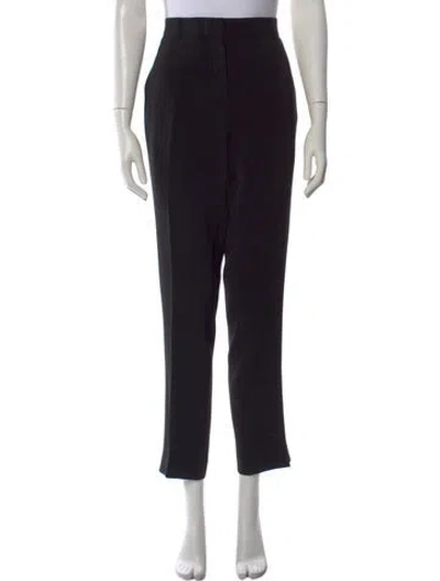 Pre-owned Joseph Straight Leg Pants In Black