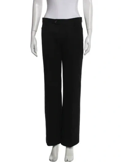 Pre-owned Joseph Straight Leg Pants In Black
