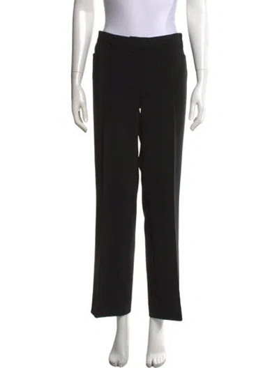 Pre-owned Joseph Straight Leg Pants In Black