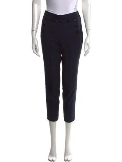Pre-owned Joseph Straight Leg Pants In Black