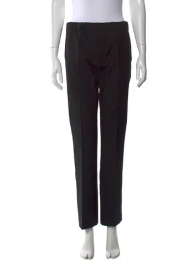 Pre-owned Joseph Straight Leg Pants In Black