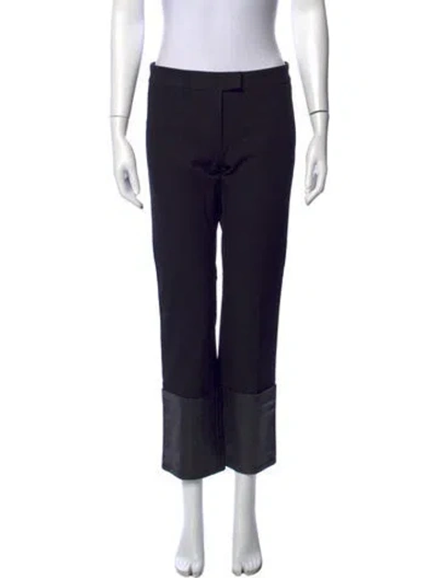 Pre-owned Joseph Straight Leg Pants In Black
