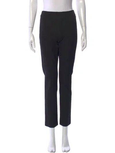 Pre-owned Joseph Straight Leg Pants In Black