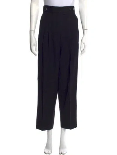 Pre-owned Joseph Straight Leg Pants In Black