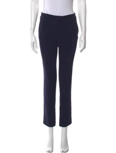 Pre-owned Joseph Straight Leg Pants In Blue