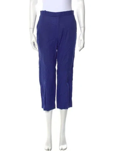 Pre-owned Joseph Straight Leg Pants In Blue