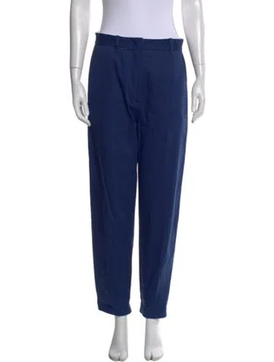 Pre-owned Joseph Straight Leg Pants In Blue