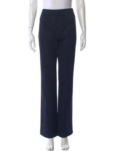 Pre-owned Joseph Straight Leg Pants In Blue
