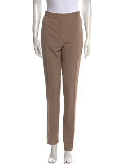 Pre-owned Joseph Straight Leg Pants In Brown