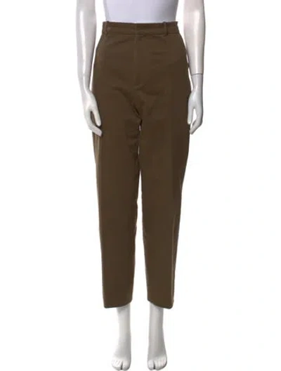 Pre-owned Joseph Straight Leg Pants In Brown