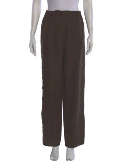 Pre-owned Joseph Straight Leg Pants In Brown