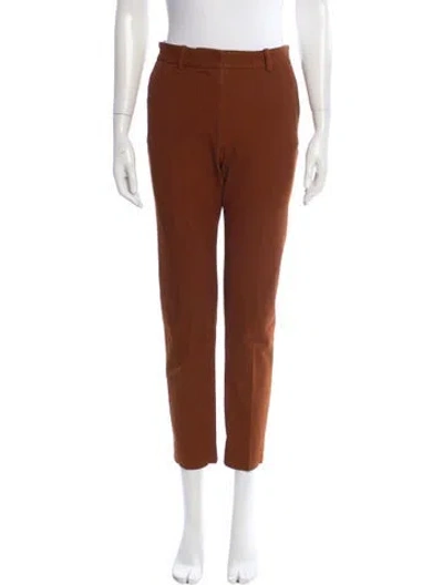 Pre-owned Joseph Straight Leg Pants In Brown